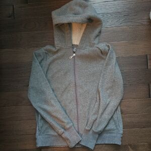 Gray Hooded Women's Jacket